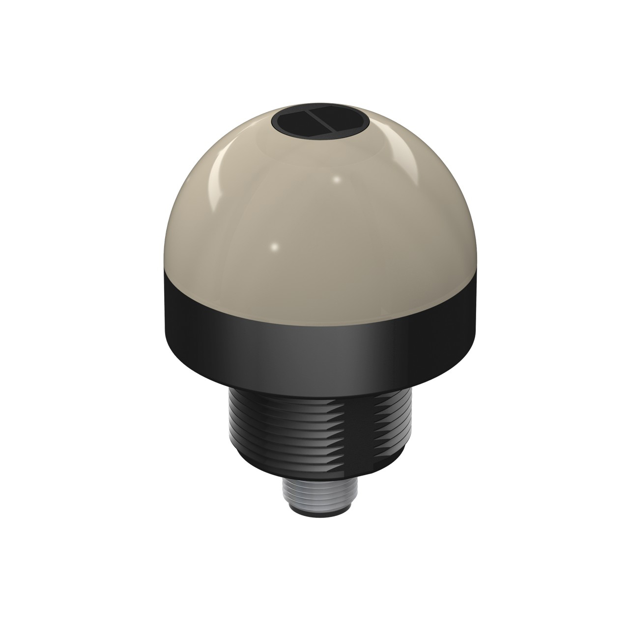 Banner Engineering 30mm Optical Pick-to-Light Touch Button; 50mm Dome; NPN; 1NO; Green/Red; M12 Quick Disconnect